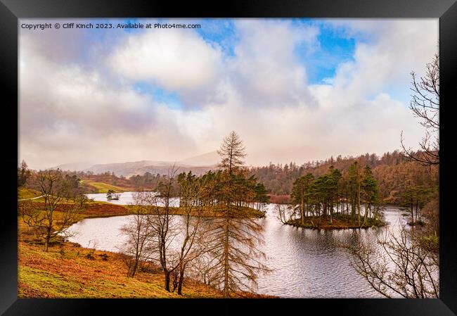 Autumn at Tarn Hows Framed Print by Cliff Kinch