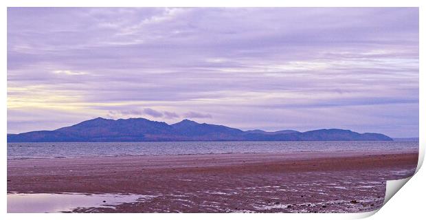 Seamill beach, North Ayrshire Print by Allan Durward Photography