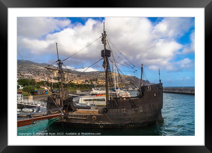 Santa Maria De Colombo Framed Mounted Print by Margaret Ryan