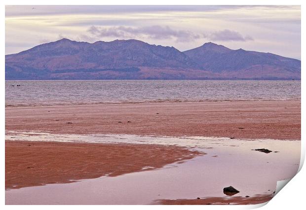 Seamill beach, North Ayrshire and Arran Print by Allan Durward Photography