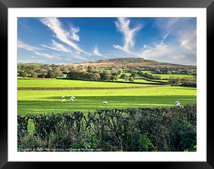 Autumn on Dartmoor Framed Mounted Print by Roger Mechan