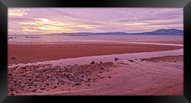 Seamill beach, Ayrshire, Scotland Framed Print by Allan Durward Photography