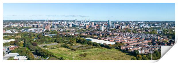 Leeds City Skyline Print by Apollo Aerial Photography
