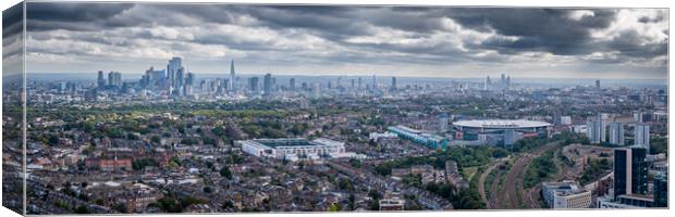 North London Views Canvas Print by Apollo Aerial Photography