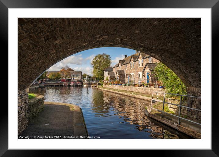 The Monmouthshire and Brecon Canal Framed Mounted Print by Gary Parker