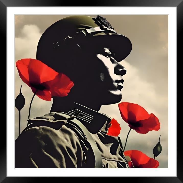 Lest we forget Framed Mounted Print by Scott Anderson