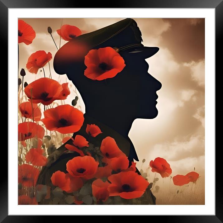 Lest We Forget Framed Mounted Print by Scott Anderson