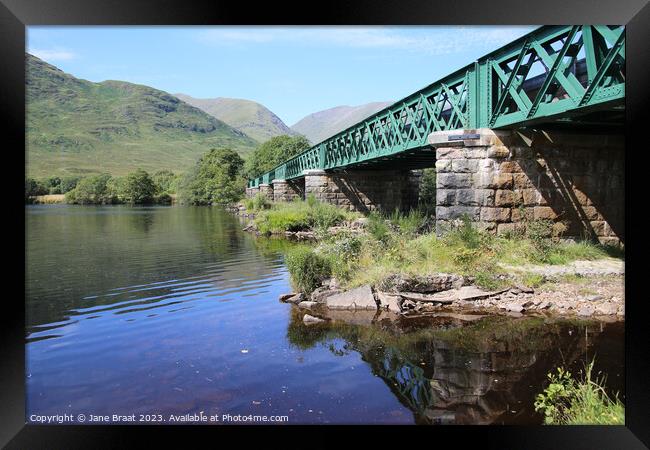 Loch Awe Railway Bridge Framed Print by Jane Braat