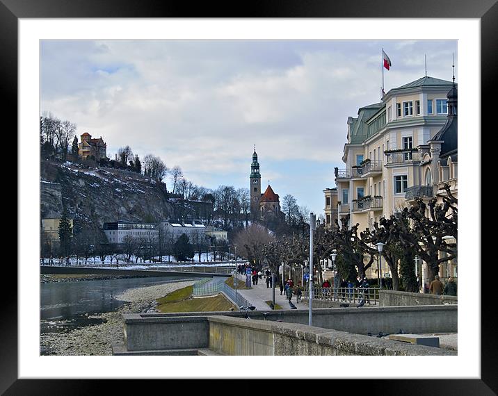 BEAUTIFUL SALZBURG Framed Mounted Print by radoslav rundic