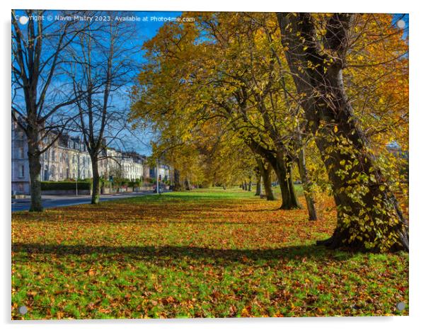 Autumn and the South Inch, Perth Acrylic by Navin Mistry