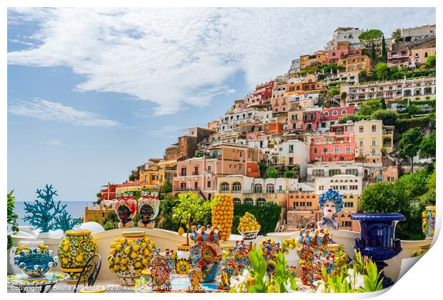 Positano Print by Beata Aldridge