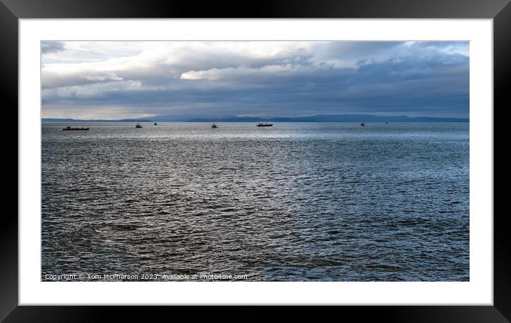 Moray Firth Fishing Fleet Framed Mounted Print by Tom McPherson