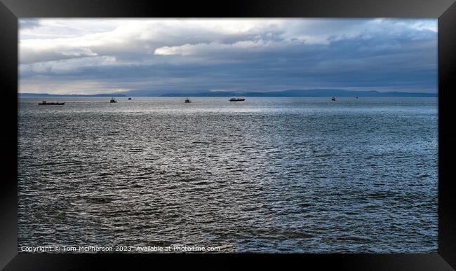 Moray Firth Fishing Fleet Framed Print by Tom McPherson