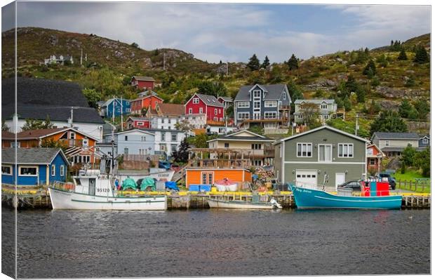 Petty Harbour Newfoundland and Labrador Canvas Print by Martyn Arnold