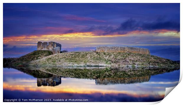 Castle at Sunset Print by Tom McPherson