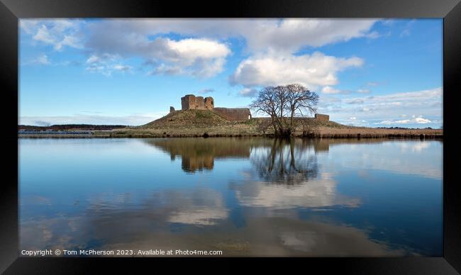 Castle by the Loch Framed Print by Tom McPherson