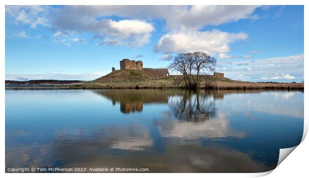 Castle by the Loch Print by Tom McPherson