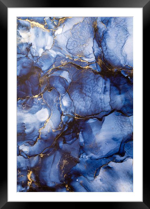 Blue River Framed Mounted Print by Steffen Gierok-Latniak