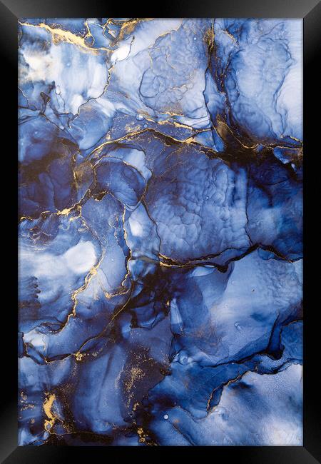 Blue River Framed Print by Steffen Gierok-Latniak