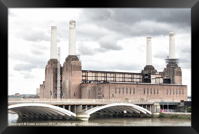 Battersea Power Station Framed Print by Dawn O'Connor