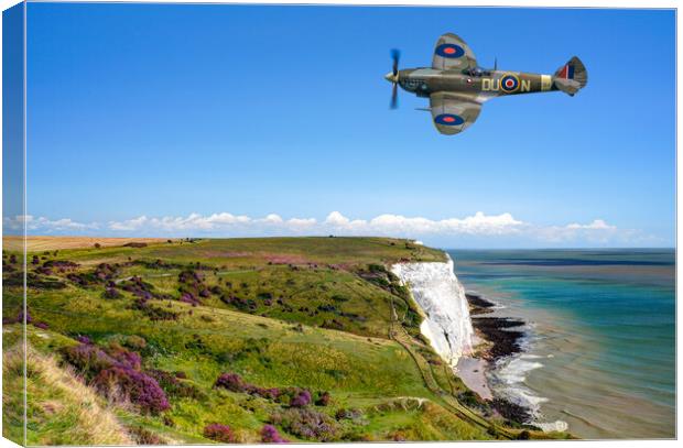 Dover Spitfire  Canvas Print by Alison Chambers