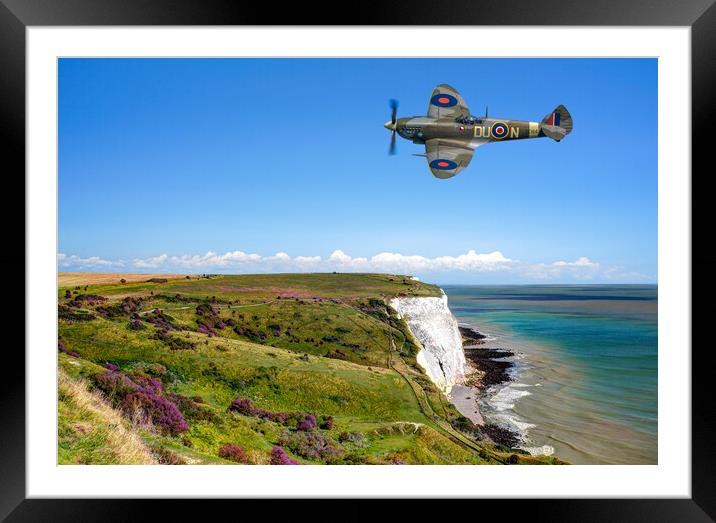 Dover Spitfire  Framed Mounted Print by Alison Chambers