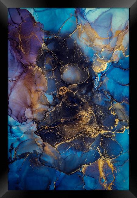 Blue Marble Framed Print by Steffen Gierok-Latniak