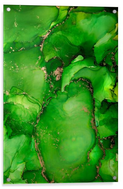 Green Aple Acrylic by Steffen Gierok-Latniak