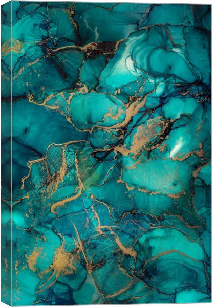 Turquoise Canvas Print by Steffen Gierok-Latniak