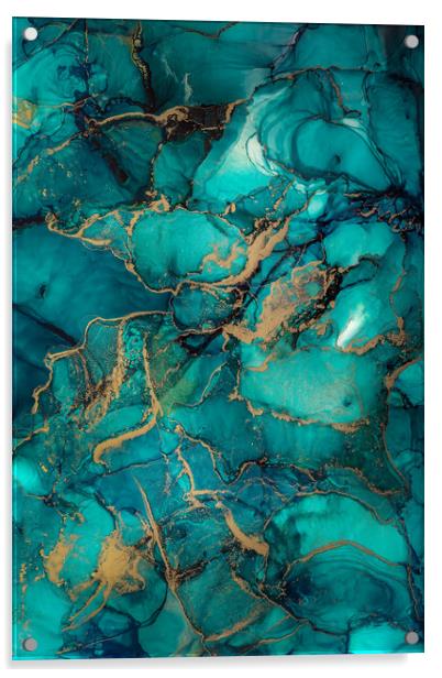 Turquoise Acrylic by Steffen Gierok-Latniak
