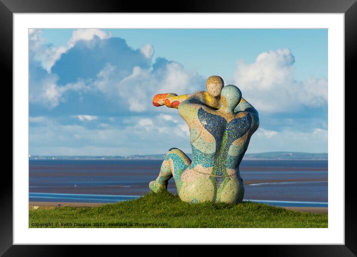 Venus and Cupid on the Bay Framed Mounted Print by Keith Douglas