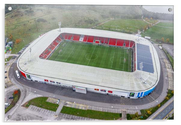 The Eco Power Stadium Acrylic by Apollo Aerial Photography