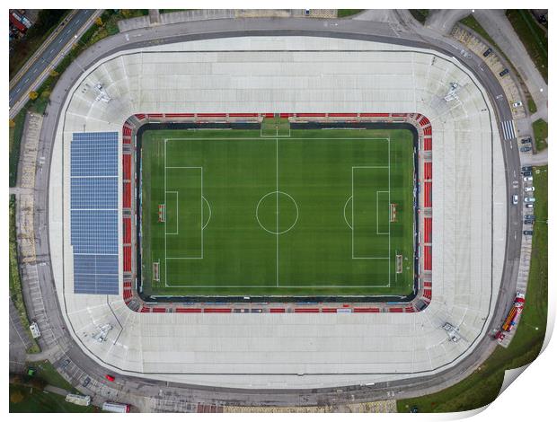 Doncaster Rovers FC Print by Apollo Aerial Photography
