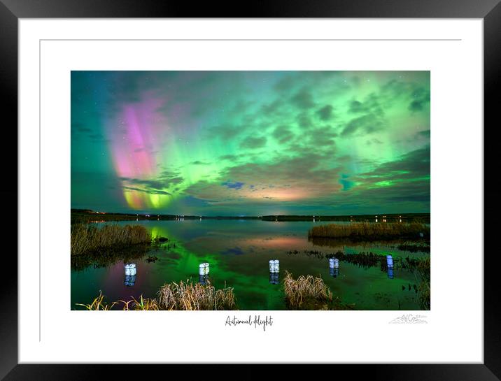 Autumnal delight aurora Framed Mounted Print by JC studios LRPS ARPS