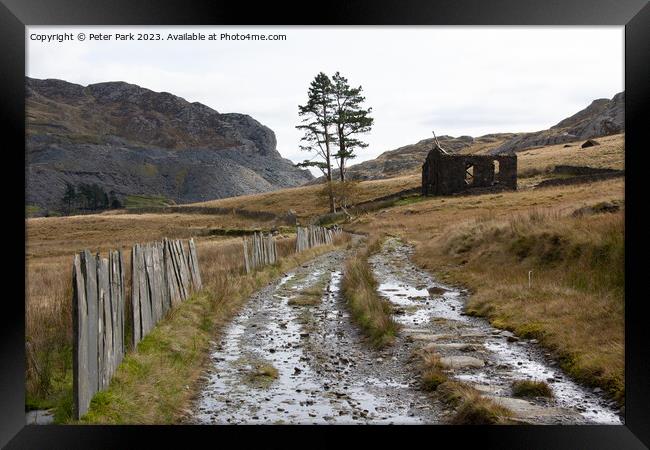 Chapel Cwmorthin Framed Print by Peter Park