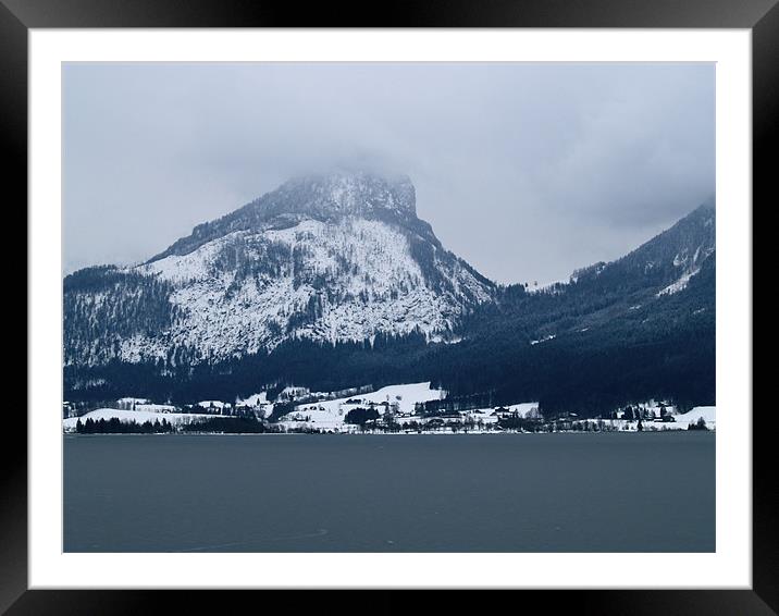 WOLGANG SEE IN THE FOG Framed Mounted Print by radoslav rundic