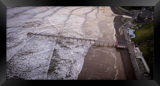 Saltburn Sunrise Framed Print by Apollo Aerial Photography