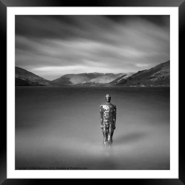 Mirror Man Framed Mounted Print by Dave Bowman