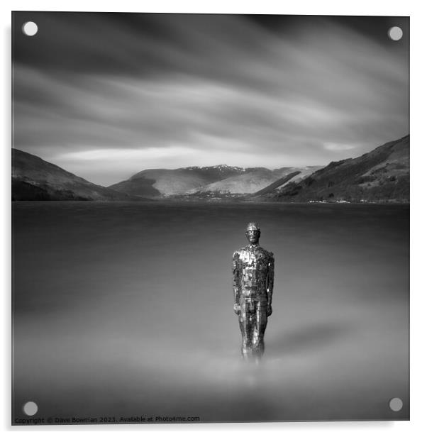 Mirror Man Acrylic by Dave Bowman