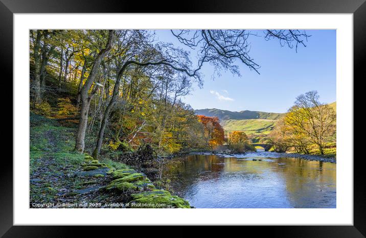 River Lune Framed Mounted Print by Robert Hall