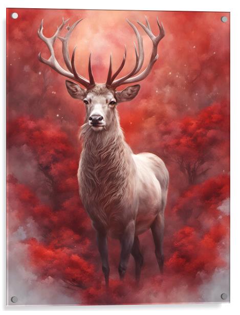 Majestic Stag Acrylic by Picture Wizard