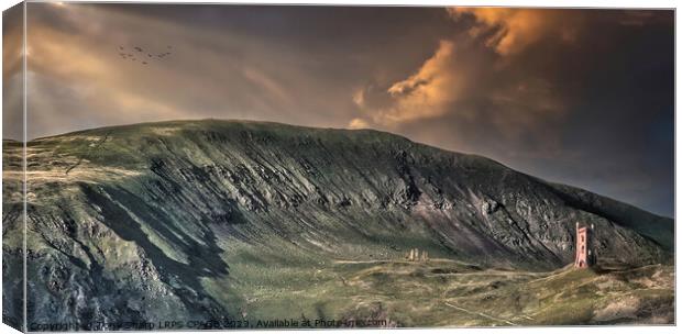 FANTASIA ON THE THEME OF GREAT DODD, CUMBRIA Canvas Print by Tony Sharp LRPS CPAGB