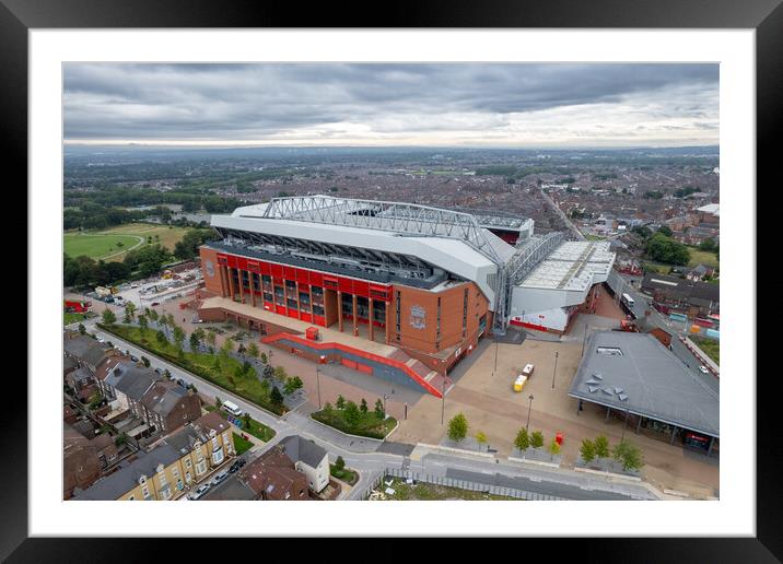 Liverpool Football Club  Framed Mounted Print by Apollo Aerial Photography