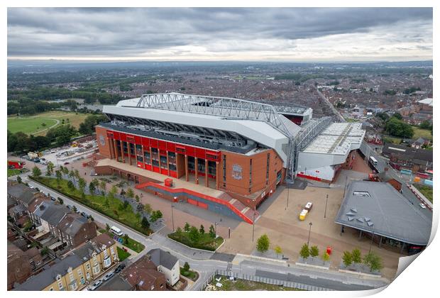 Liverpool Football Club  Print by Apollo Aerial Photography