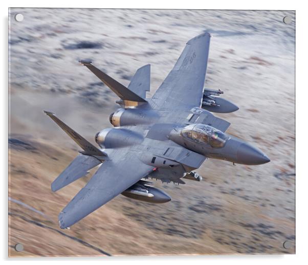 F15 Strike Eagle Acrylic by Rory Trappe