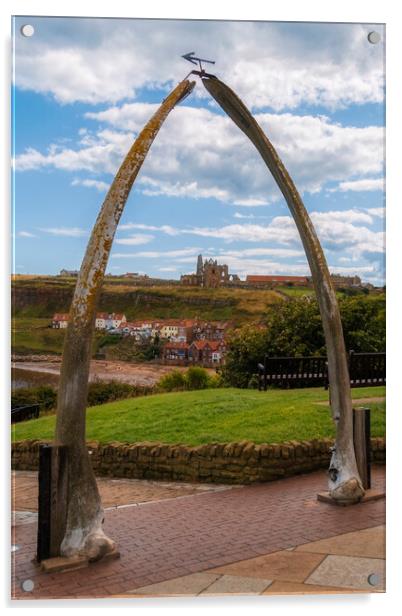 The Whitby Whalebone Arch  Acrylic by Derek Beattie