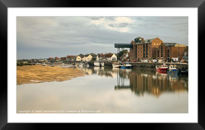 Historic Wells Next the Sea Framed Mounted Print by Janet Carmichael