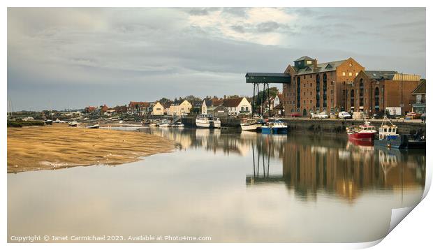 Historic Wells Next the Sea Print by Janet Carmichael