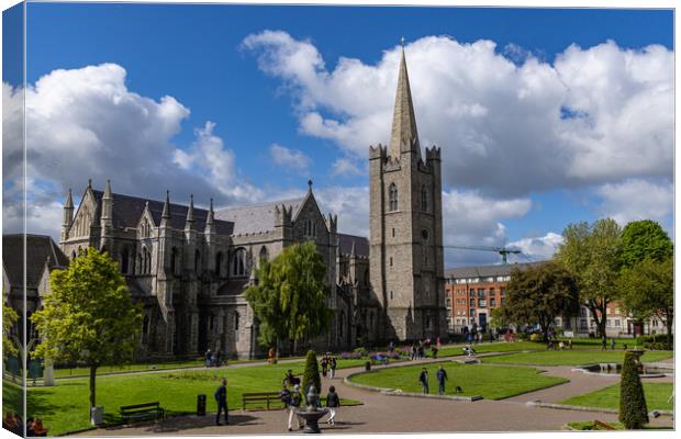 St.Patricks Cathedral Canvas Print by Thomas Schaeffer