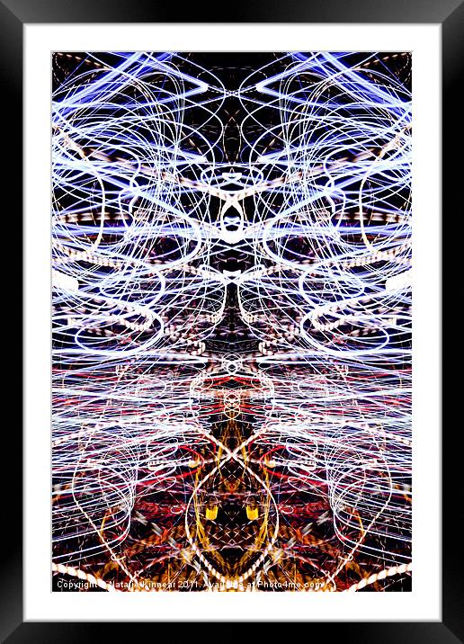 Light Fantastic 38 Framed Mounted Print by Natalie Kinnear